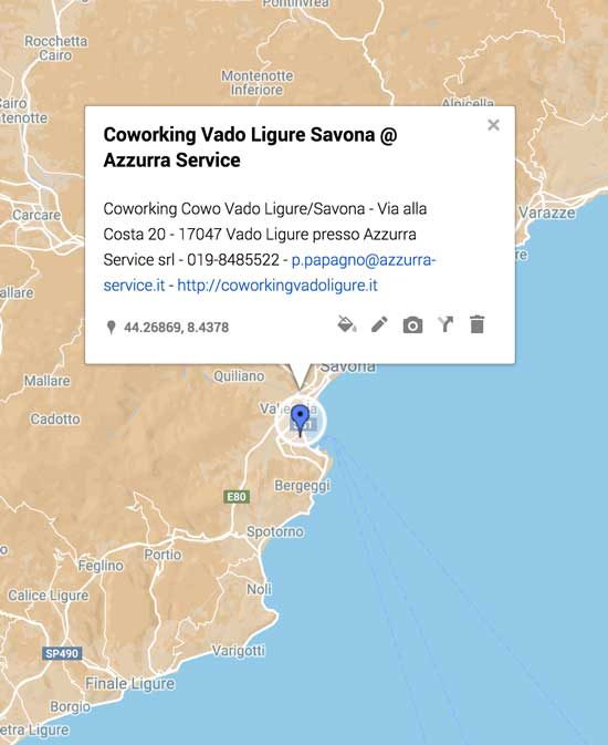 Nuovo sito Coworking Vado Ligure